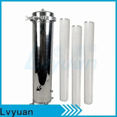 Lvyuan titanium stainless steel filter housing manufacturers with fin end cap for sea water desalination81 1