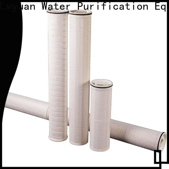 Lvyuan titanium stainless steel filter housing manufacturers with fin end cap for sea water desalination85 1