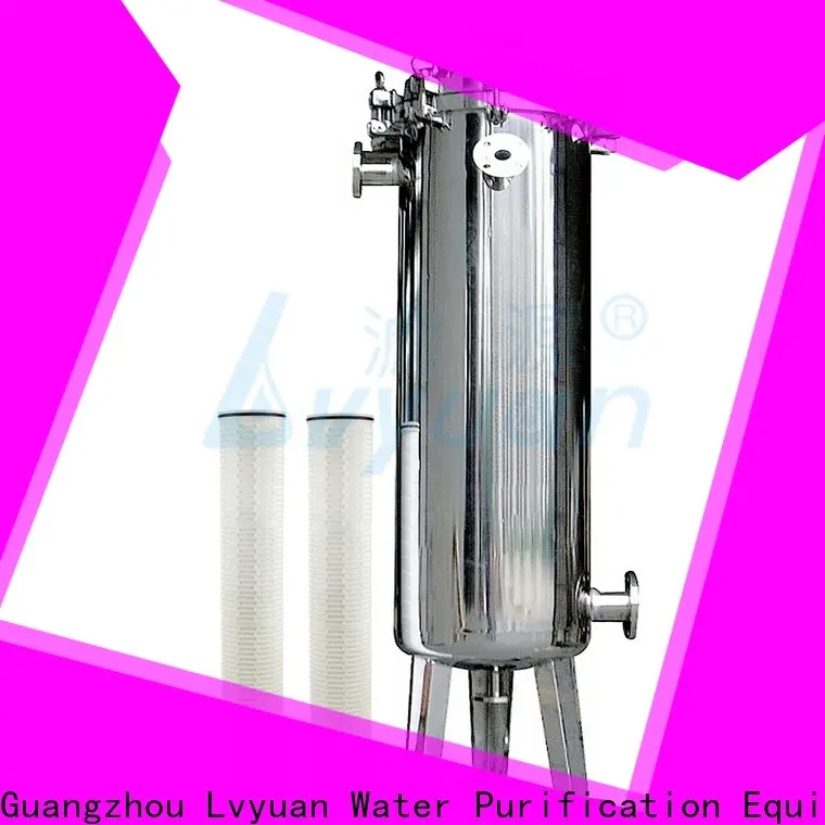 Lvyuan titanium stainless steel filter housing manufacturers with fin end cap for sea water desalination86 1