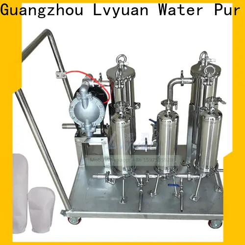 Lvyuan titanium stainless steel filter housing manufacturers with fin end cap for sea water desalination91 1