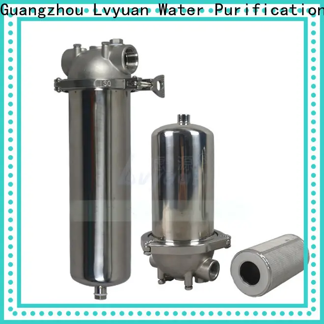 Lvyuan titanium stainless steel filter housing manufacturers with fin end cap for sea water desalination92 1