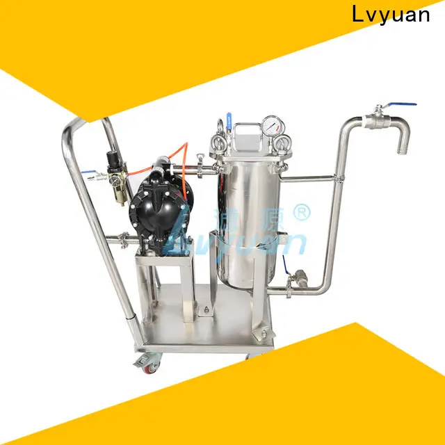 Lvyuan titanium stainless steel filter housing manufacturers with fin end cap for sea water desalination93 1