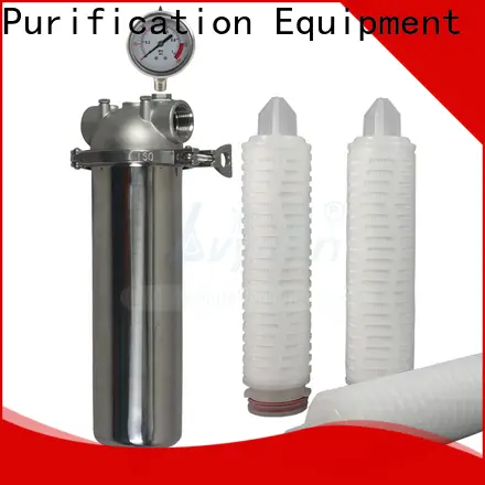 Lvyuan titanium stainless steel filter housing manufacturers with fin end cap for sea water desalination94 1