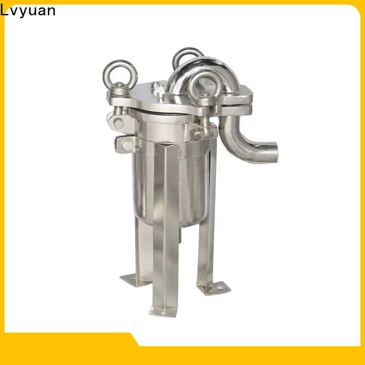 Lvyuan titanium stainless steel filter housing manufacturers with fin end cap for sea water desalination97 1