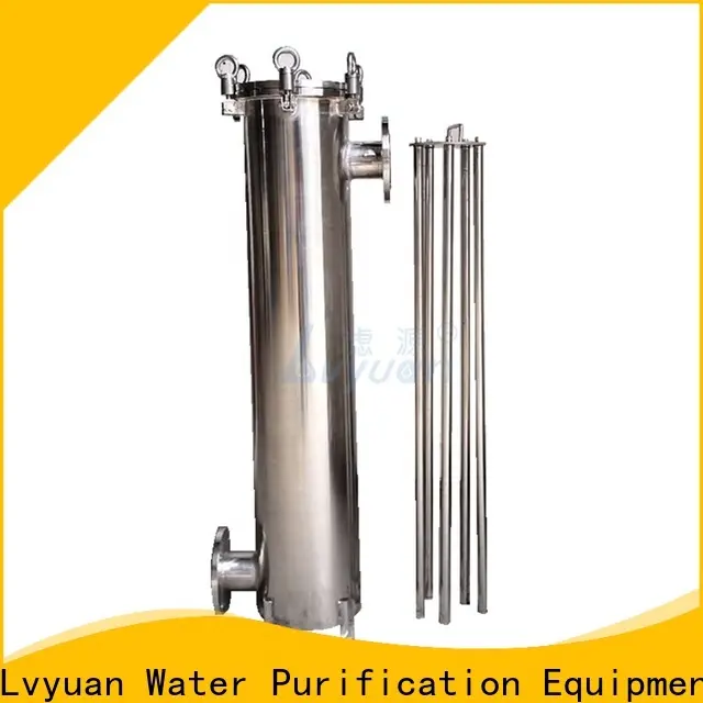 Lvyuan titanium stainless steel filter housing manufacturers with fin end cap for sea water desalination98 1