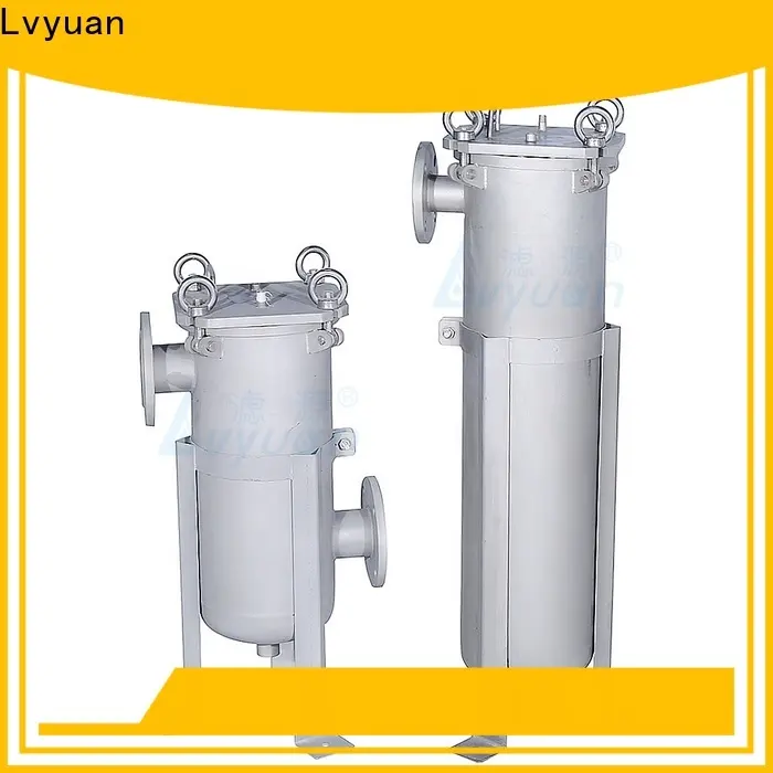 Lvyuan titanium stainless steel filter housing manufacturers with fin end cap for sea water desalination102 1