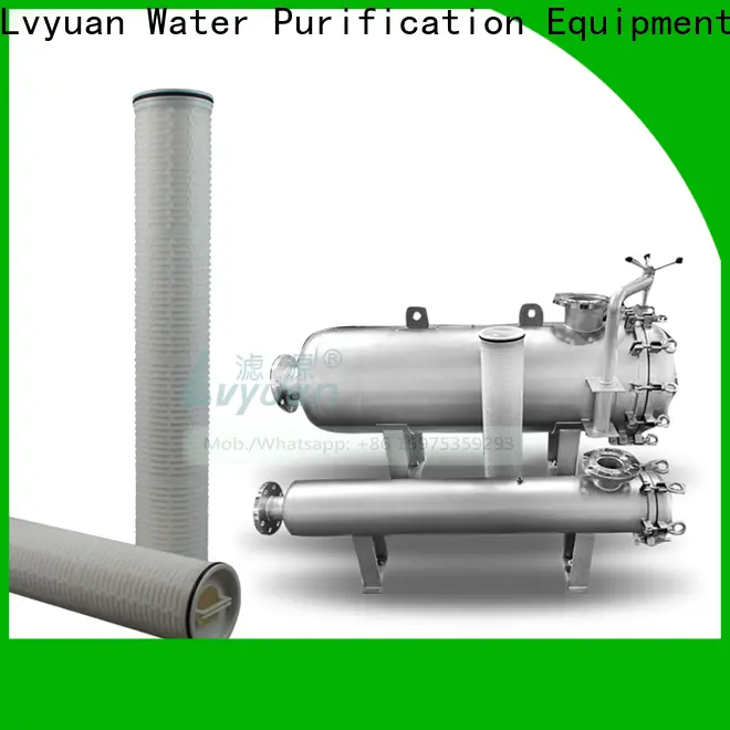 Lvyuan titanium stainless steel filter housing manufacturers with fin end cap for sea water desalination101 1