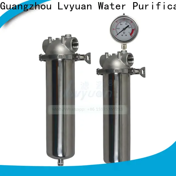 Lvyuan titanium stainless steel filter housing manufacturers with fin end cap for sea water desalination104 1