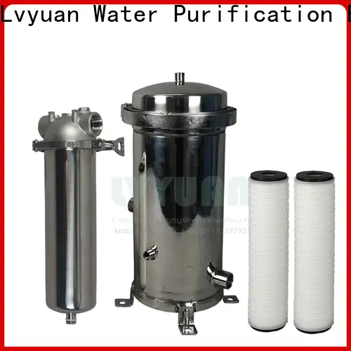 Lvyuan titanium stainless steel filter housing manufacturers with fin end cap for sea water desalination113 1