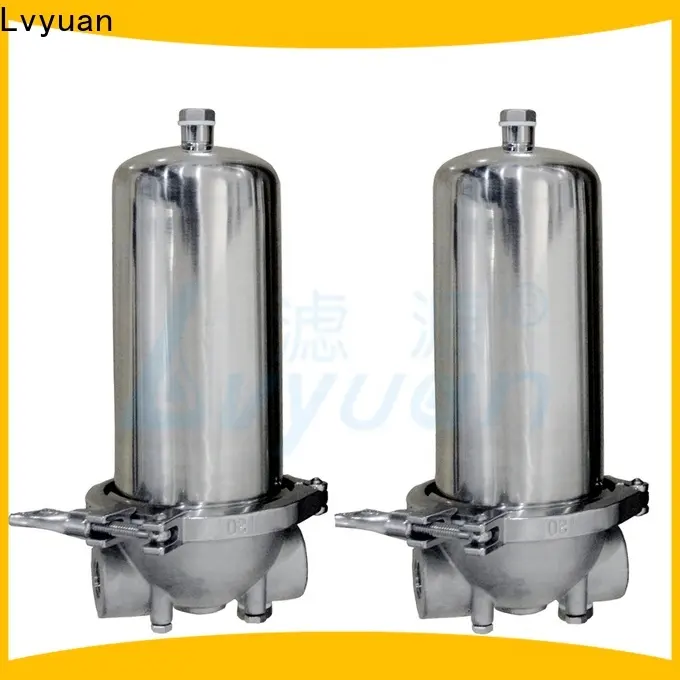 Lvyuan titanium stainless steel filter housing manufacturers with fin end cap for sea water desalination121 1