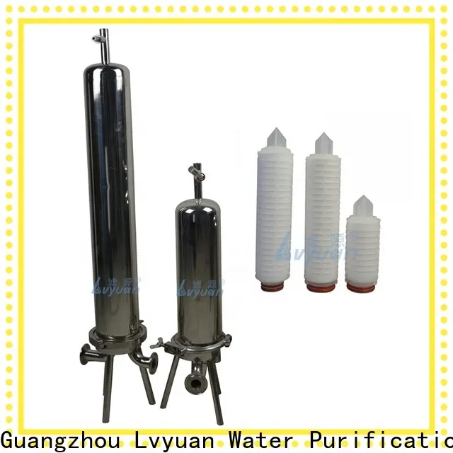 Lvyuan titanium stainless steel filter housing manufacturers with fin end cap for sea water desalination122 1