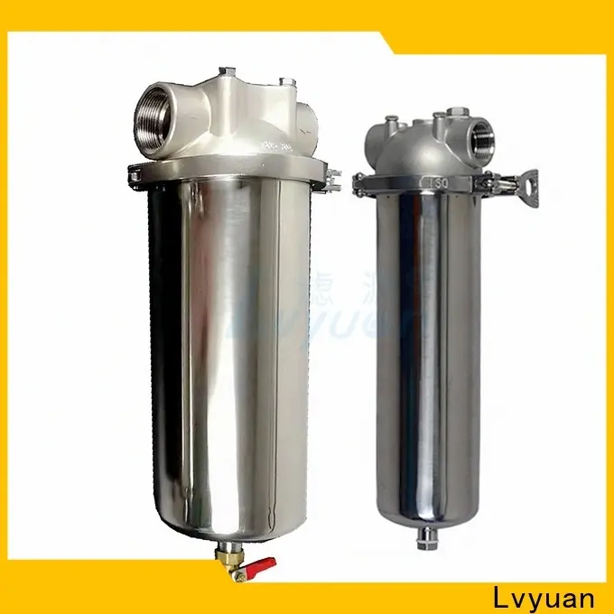 Lvyuan titanium stainless steel filter housing manufacturers with fin end cap for sea water desalination124 1