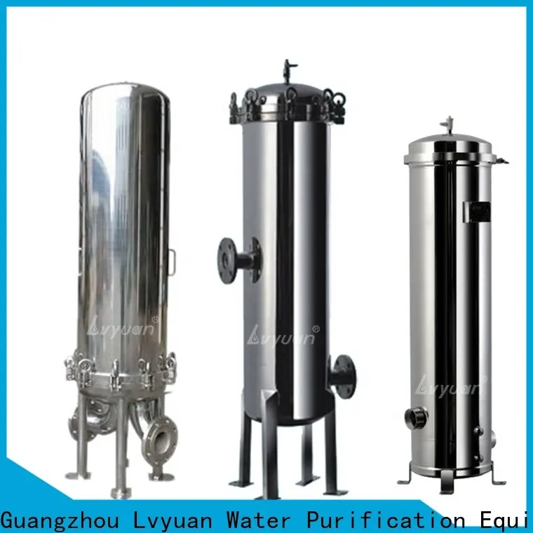 Lvyuan titanium stainless steel filter housing manufacturers with fin end cap for sea water desalination127 1
