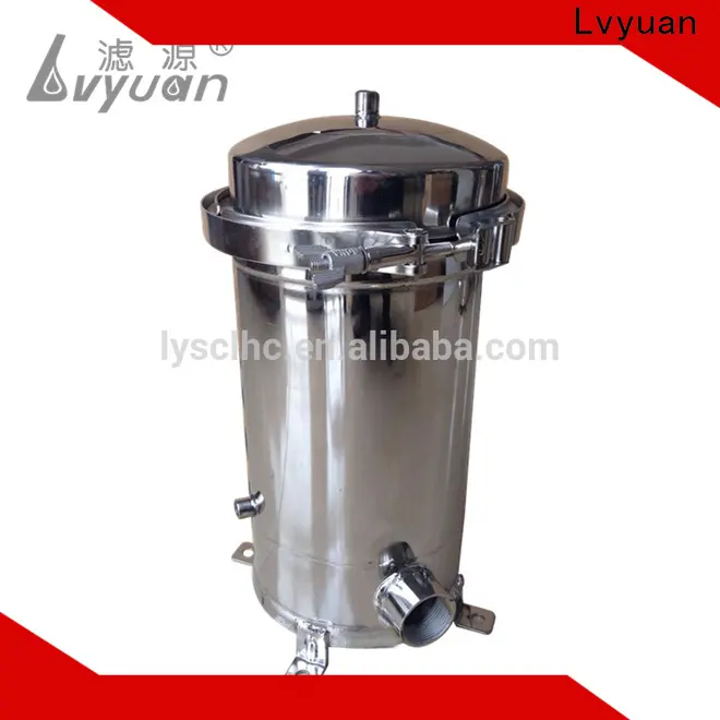 Lvyuan titanium stainless steel filter housing manufacturers with fin end cap for sea water desalination129 1