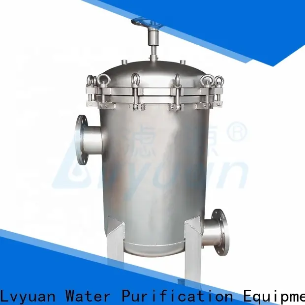 Lvyuan titanium stainless steel filter housing manufacturers with fin end cap for sea water desalination130 1