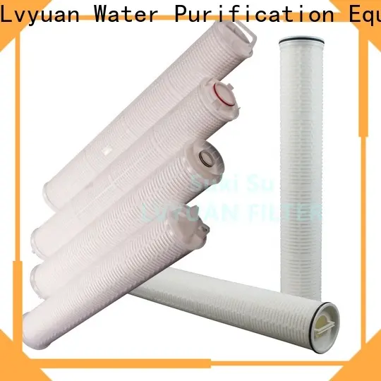 Lvyuan titanium stainless steel filter housing manufacturers with fin end cap for sea water desalination150 1