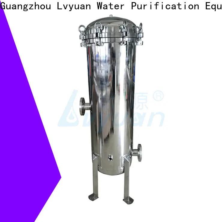 Lvyuan ss filter housing manufacturers with fin end cap for food and beverage 1