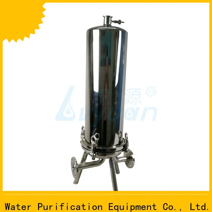 Lvyuan stainless steel bag filter housing with fin end cap for sea water desalination 1