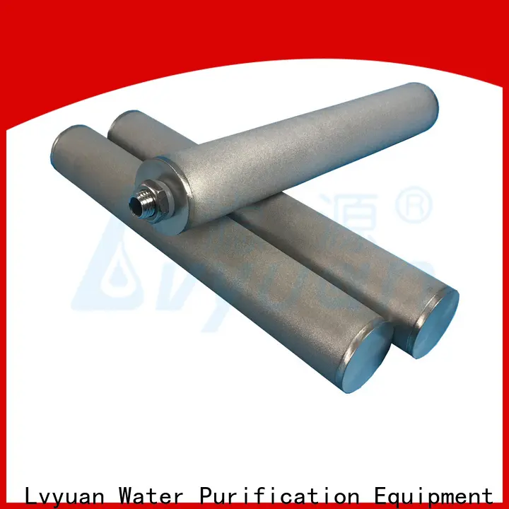 Lvyuan activated carbon sintered powder metal filter supplier for food and beverage 1