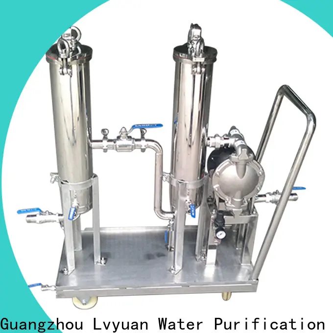 professional stainless steel bag filter housing with core for food and beverage 1