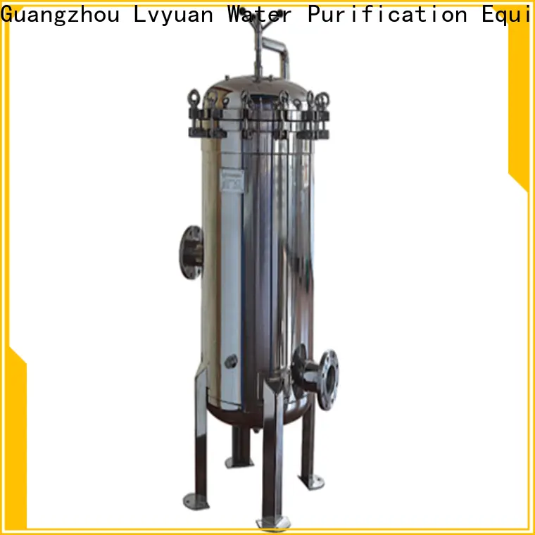 Lvyuan best stainless water filter housing with fin end cap for food and beverage 1