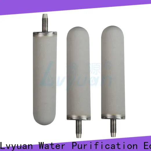 Lvyuan sintered carbon water filter supplier for sea water desalination 1