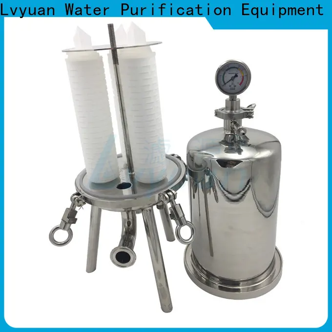 porous stainless steel filter housing rod for sea water treatment 1