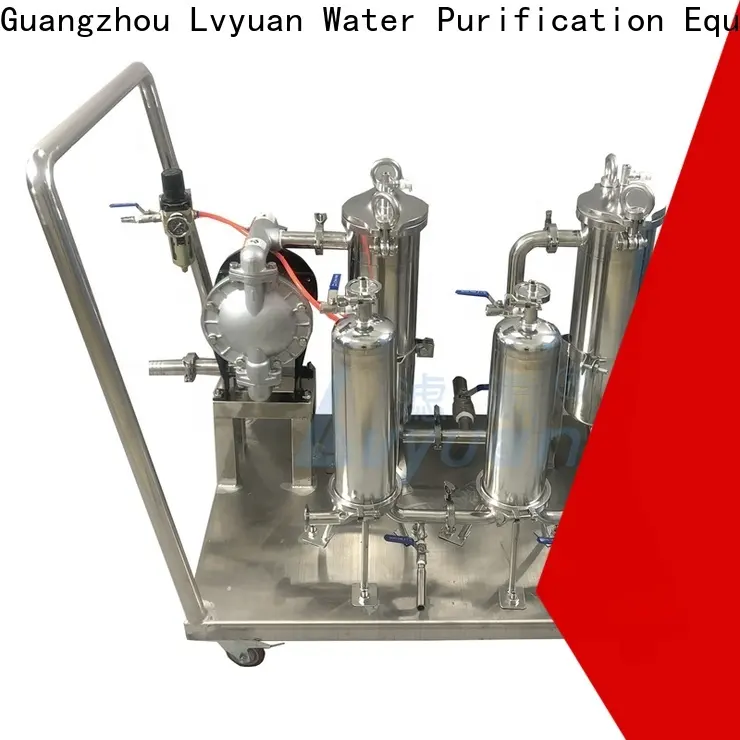 Lvyuan porous stainless water filter housing manufacturer for sea water treatment 1