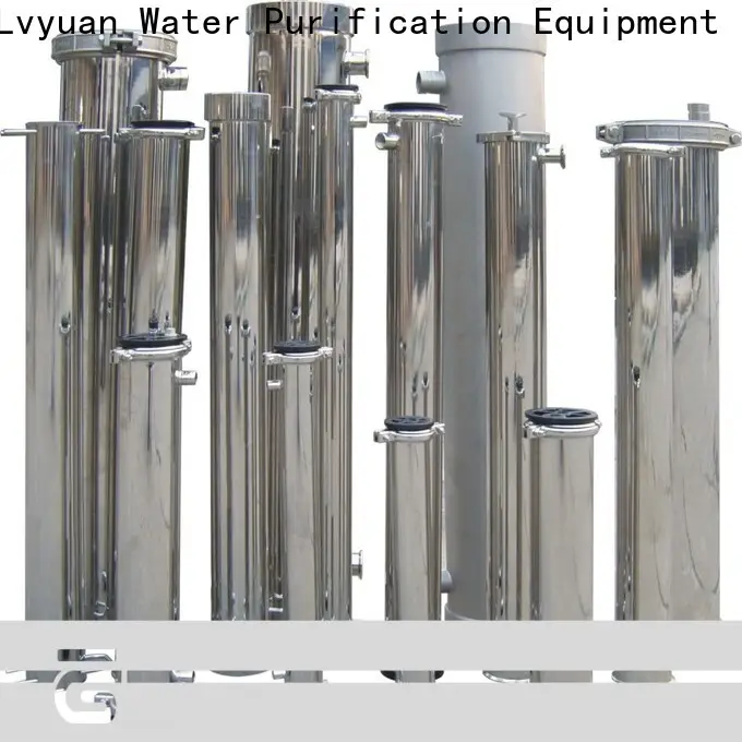 Lvyuan ss filter housing manufacturers with fin end cap for food and beverage1 1