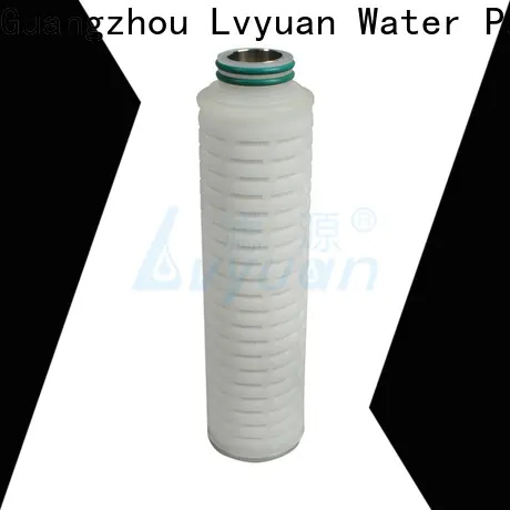 pvdf pleated filter with stainless steel for organic solvents 1