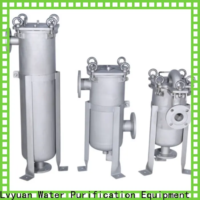 Lvyuan porous ss filter housing manufacturers with fin end cap for sea water treatment 1