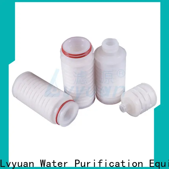 Lvyuan pleated water filters with stainless steel for food and beverage 1