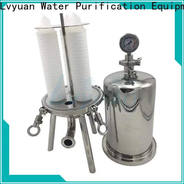 Lvyuan ss cartridge filter housing with fin end cap for oil fuel1 1