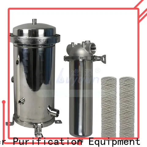 professional stainless steel bag filter housing with fin end cap for food and beverage 1