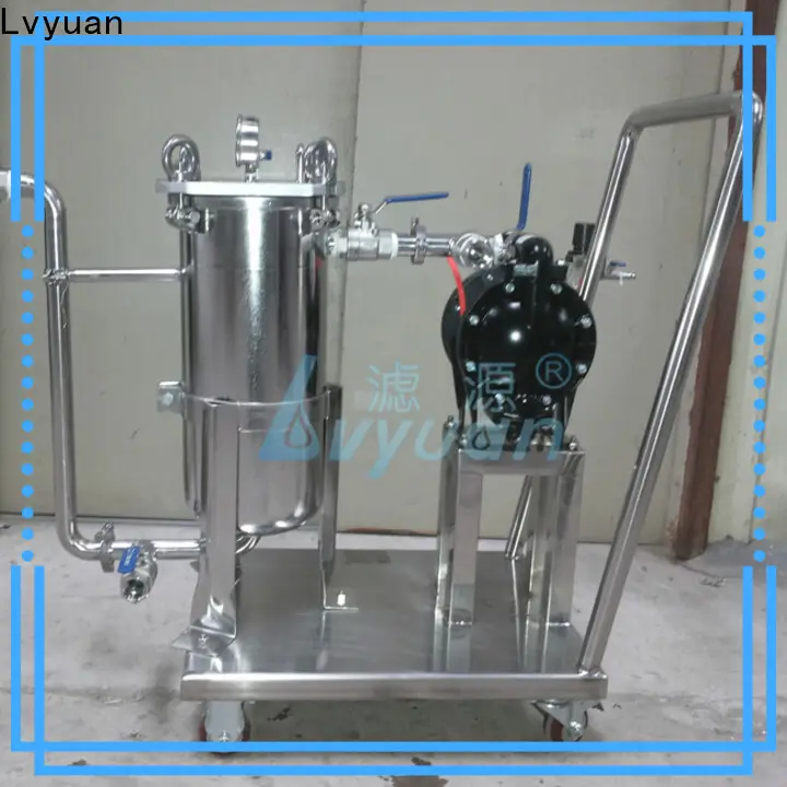 best stainless steel water filter housing with fin end cap for food and beverage 1