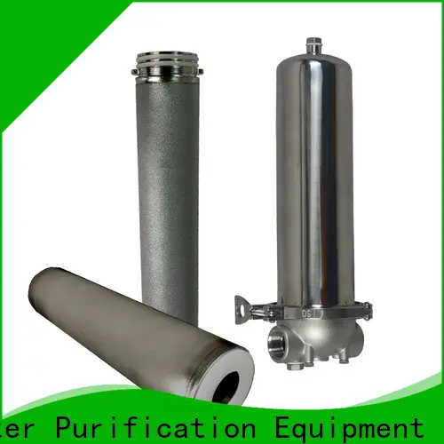 Lvyuan efficient ss cartridge filter housing with fin end cap for sea water desalination 1