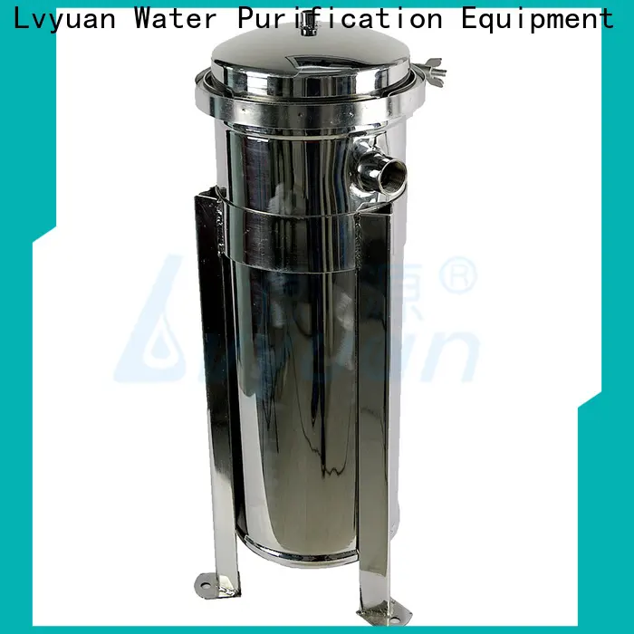 Lvyuan professional stainless steel bag filter housing with fin end cap for sea water desalination 1