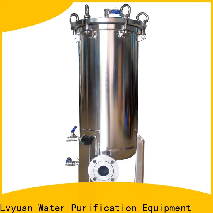 Lvyuan professional stainless steel bag filter housing with core for sea water treatment 1