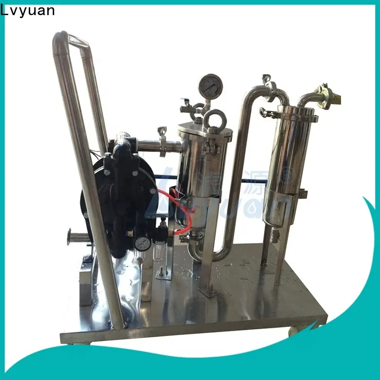 Lvyuan efficient stainless steel filter housing with core for sea water desalination 1
