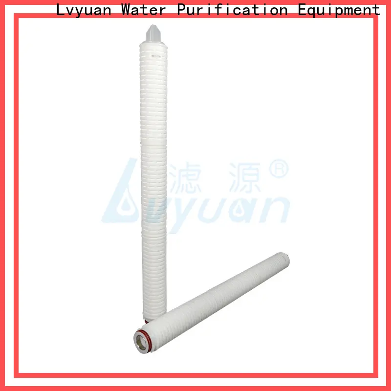 nylon pleated water filter cartridge with stainless steel for sea water desalination 1