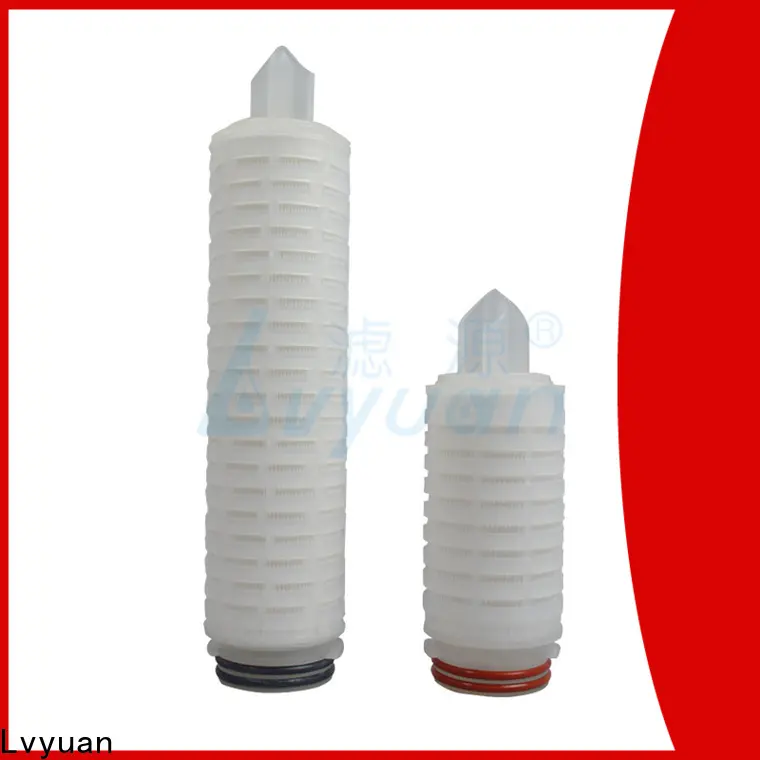 Lvyuan water pleated water filters with stainless steel for food and beverage 1