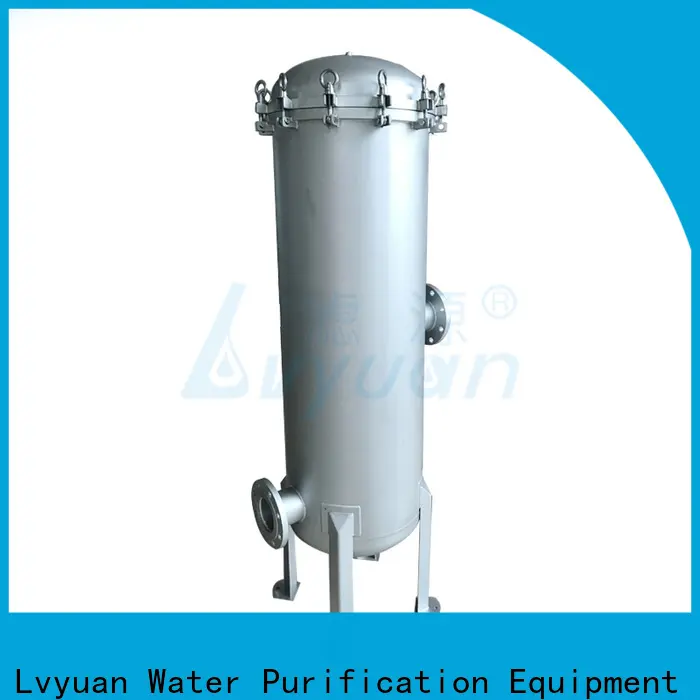 high end ss cartridge filter housing rod for sea water treatment 1