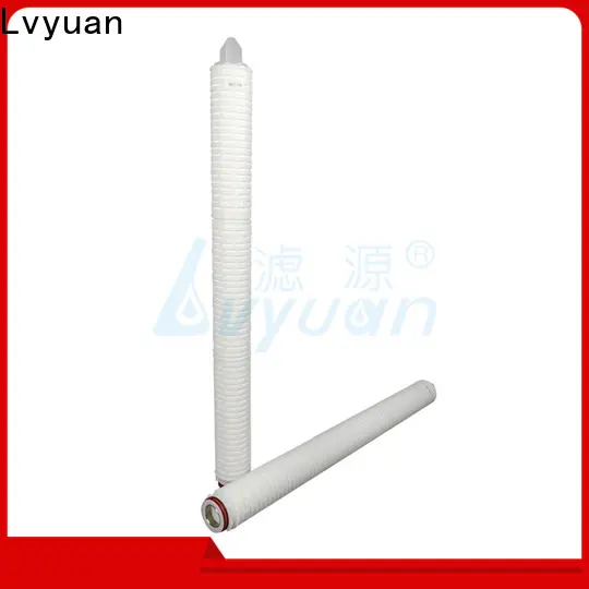 Lvyuan water pleated filter cartridge suppliers supplier for liquids sterile filtration 1