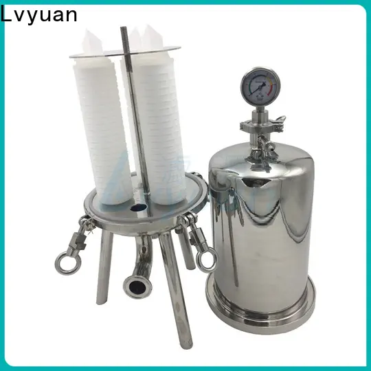 Lvyuan titanium ss cartridge filter housing rod for sea water desalination 1