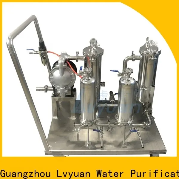 Lvyuan ss cartridge filter housing manufacturer for food and beverage1 1