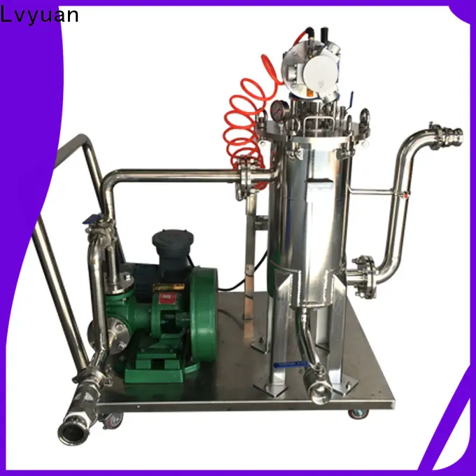 Lvyuan porous stainless water filter housing with core for sea water desalination 1
