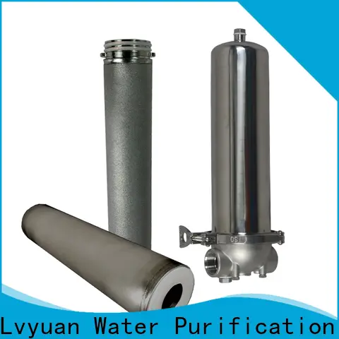 titanium stainless filter housing with fin end cap for oil fuel 1