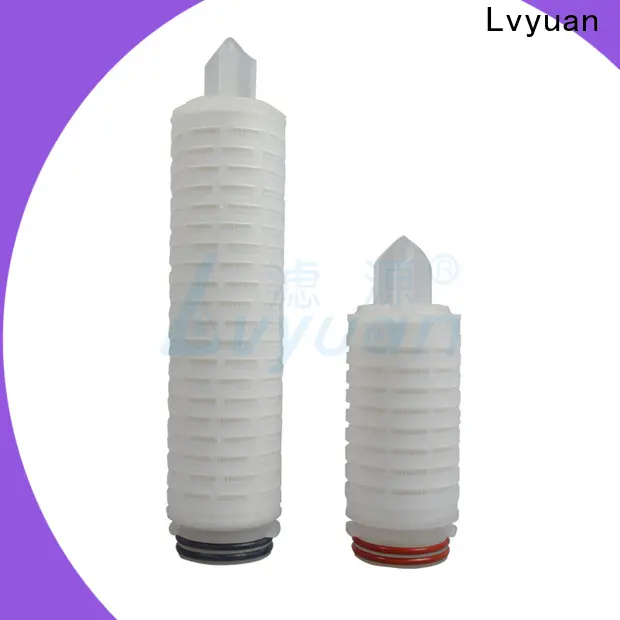 Lvyuan pvdf pleated filter cartridge suppliers manufacturer for diagnostics 1
