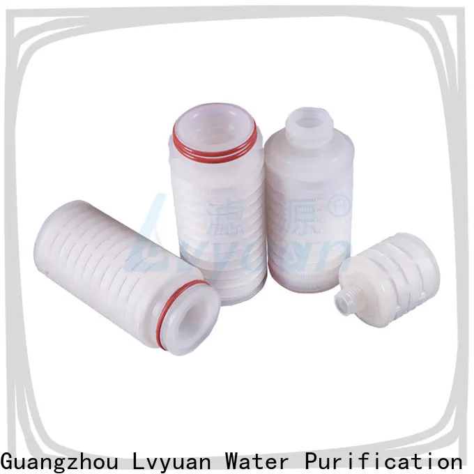 Lvyuan ptfe pleated water filter cartridge supplier for industry 1