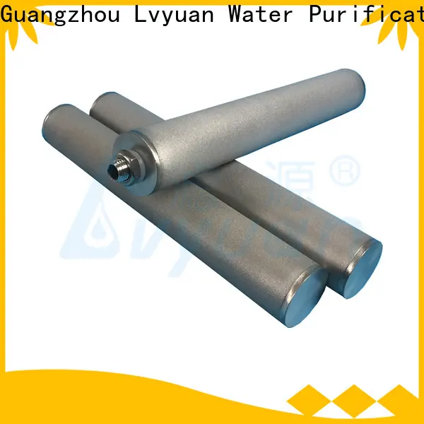 Lvyuan porous sintered plastic filter manufacturer for sea water desalination 1